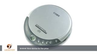 Coby CXCD109 Personal CD Player with Stereo Headphones Silver  ReviewTest [upl. by Acissej]