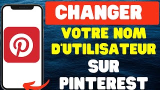 Comment changer votre nom dutilisateur sur Pinterest [upl. by Andrade]