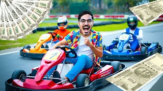 ₹100000 Go Kart Race on Real Track🔥 कौनसी गाड़ी रेस जीतेगी [upl. by Samot]