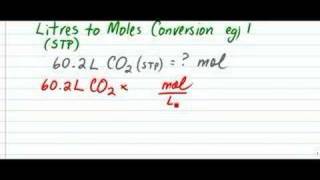 litres to mole conversion [upl. by Aeuhsoj]