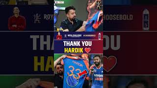 THANK YOU HARDIK PANDYA hardikpandya [upl. by Nirhtak21]