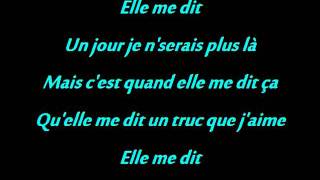 Mika  Elle me dit  Paroles Lyrics Premier Single en Français [upl. by Ambrose]