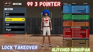 GAMEBREAKING GLITCHED 61 POINT GUARD with 99 3 POINTER NBA 2K22 NEXT GEN [upl. by Yewed]