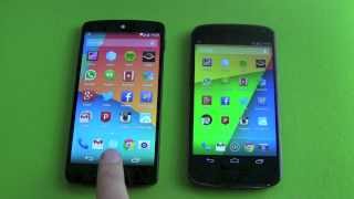 Google Nexus 5 vs Google Nexus 4 Comparison [upl. by Konyn]