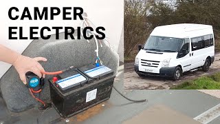 How To Install Camper Van Electrics  Ford Transit Conversion  Leisure Battery 12v Power  008 [upl. by Eciened848]