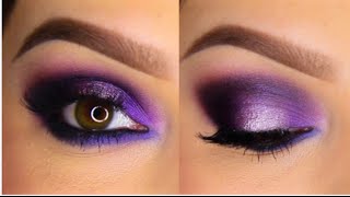 Purple Smokey Eye Tutorial [upl. by Enyamart789]