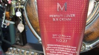 Missha Perfect Cover BB Cream 27 Honey beige Review amp Demo [upl. by Anala82]