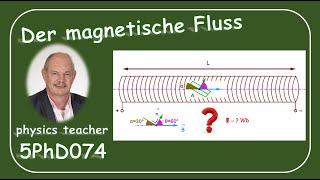 Physik 5PhD074 Der magnetische Fluss [upl. by Nrojb]