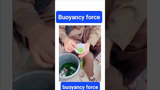 Buoynacy force  experiment of Buoynacy force experiment physics physicswallah Buoynacyforce [upl. by Brozak]