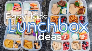 Kids School Lunch Ideas 5 Easy amp Simple Meals [upl. by Hnahym]