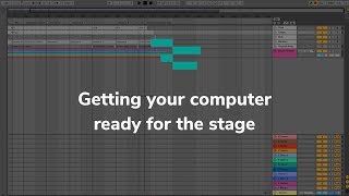 Getting your computer ready for the stage [upl. by Daraj]