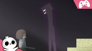 Enderman and a Man 마인크래프트  도애니 [upl. by Eilsehc]