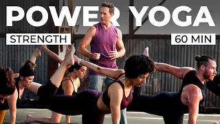 60 minute Power Yoga quotStrengthquot with Travis Eliot [upl. by Nerrad906]