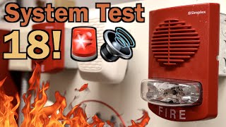 Simplex Voice Evacuation amp EAS  Speaker Fire Alarm System Test 18 [upl. by Farman]