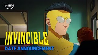 Invincible S3 Date Reveal  Prime Video [upl. by Naesal]