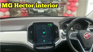 2019 MG Hector SUV interior  MG Hector SUV  MG Motor Indias First Car  ismart voice assistant [upl. by Britni703]