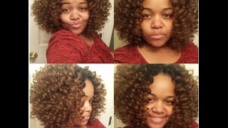 Model Model GlanceJumpy Wand Curl Crochet Braids Review [upl. by Fanning642]