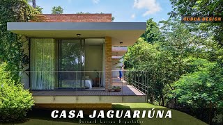 A Luxurious Refuge Nestled in Nature  Casa Jaguariúna [upl. by Annaicul]