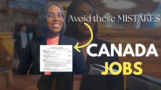 CANADIAN RESUME FORMAT  How to make CANADIAN CV and COVER LETTER With real examples [upl. by Chapel]