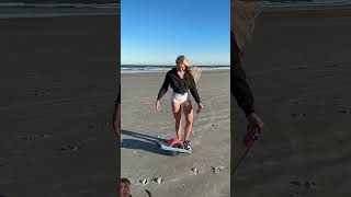 surfing surf rollerskating beach skate travel youtube youtubeshorts shorts [upl. by Marigold811]