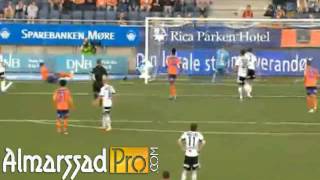 Abderrazak Hamdallah Amazing Goal Aalesund vs Odd Grenland [upl. by Yearwood]