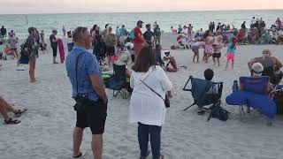 Drum circle at Sunset at Englewood Beach Florida [upl. by Dorthy]