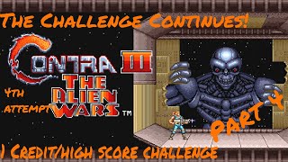 THE CHALLENGE CONTINUES  Contra III  The Alien Wars SNES Ep 4 razaisretro [upl. by Harifaz558]