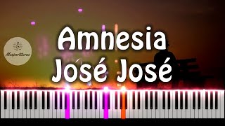 José José  Amnesia Piano Cover [upl. by Inad]