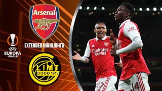 Arsenal vs BodøGlimt Extended Highlights  UEL Group Stage MD 3  CBS Sports Golazo [upl. by Deenya]