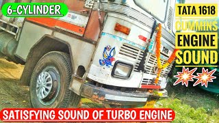 Tata Truck Engine Sound Of Tatas Turbo Charged Engine  Cummins Engine Bs3 Variant [upl. by Peggie]