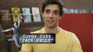 Meet the Newsies Jack Kelly Corey Cott [upl. by Aremahs330]