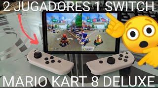 🎮🔳🎮 Como JUGAR 2 a 4 JUGADORES en MARIO KART 8 DELUXE en NINTENDO SWITCH FÁCIL y RÁPIDO [upl. by Dloreg]