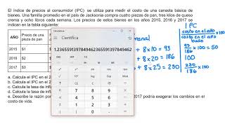 Ejemplo de cálculo del IPC y la inflación  Khan Academy en Español [upl. by Rebmak]