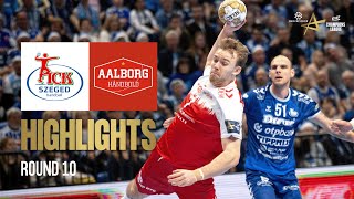 OTP Bank  PICK Szeged 🆚 Aalborg Håndbold  Round 10  Machineseeker EHF Champions League 202425 [upl. by Laamak54]