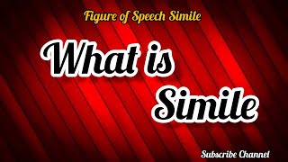 what is simile with examplesfigure of speech simile [upl. by Alasteir308]