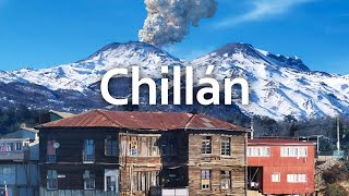 Powerful Volcano Explosion 🌋  Chillán City and its quotNevadosquot Chile 🇨🇱 [upl. by Ewell706]