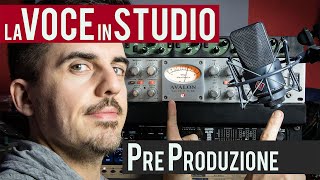 Come registro la voce in studio  PreProduzione  Tutorial  Red [upl. by Gillett694]