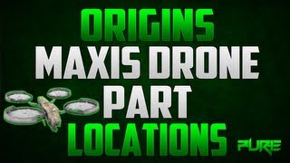 Black Ops 2 Zombies quotOrigins Tips amp Tricksquot Maxis Drone Part locations [upl. by Dnalyr]