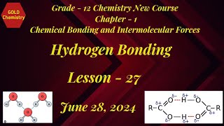 Hydrogen Bonding [upl. by Dorisa33]