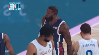 🔴 LIVE NOW USA vs Puerto Rico Full Game  2024 Olympic Mens Basketball Live  August 1 2024  2K [upl. by Godderd841]