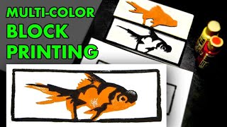 Easy Color Block Printing [upl. by Ahsyle]