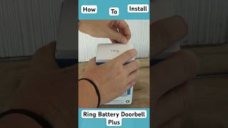 Install Ring Battery Doorbell Plus in 60 seconds shorts ringdoorbell [upl. by Let]