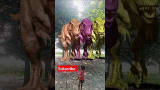 Big dinosour chase Trex chasing part 256 dinosaur shorts shortsfeed trendingshorts youtube [upl. by Neitsirk54]