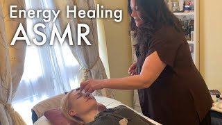 Professional full body energy healing to cleanse chakras ASMR unintentional real person ASMR [upl. by Hatty]