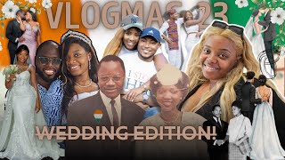 VLOGMAS ABIDJAN23 WEDDING EDITION [upl. by Eissirk]