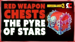 The Pyre of Stars ALL 2 RED CHEST Locations  Borderlands 3 Secret Weapon Caches [upl. by Danielle]