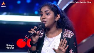 Trinita வின் குரலில் quot தூது வருமா தூது வருமாquot🎶  Super Singer Junior 8 [upl. by Marcia]