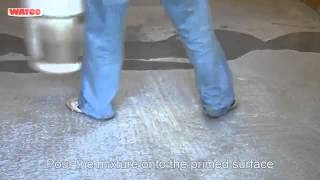 WATCO® Flowtop®  resurfacing concrete in industrial environments WATCO® Flowtop® [upl. by Ayel]