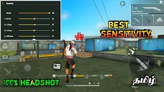 best headshot sensitivity in freefire tamil  vedapu gaming [upl. by Sihonn261]