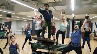 Watch the Touring Cast of FINDING NEVERLAND Make Believe in Rehearsal [upl. by Radman]